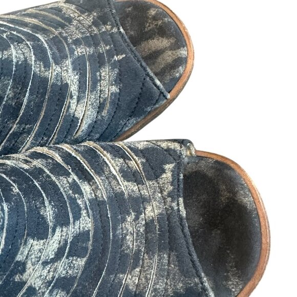 Paul Green Cayanne Peep Toe Sandals Ankle Booties w/ Heels Size Size 7.5 Women's - Picture 8 of 12